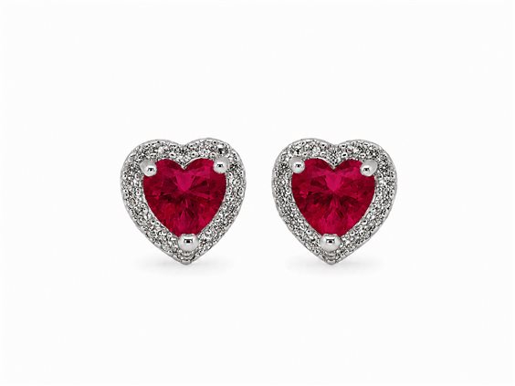 Earrings Ultima Edizione Woman Colore in Silver OAO7188-ROSSO - OAO7188-ROSSO